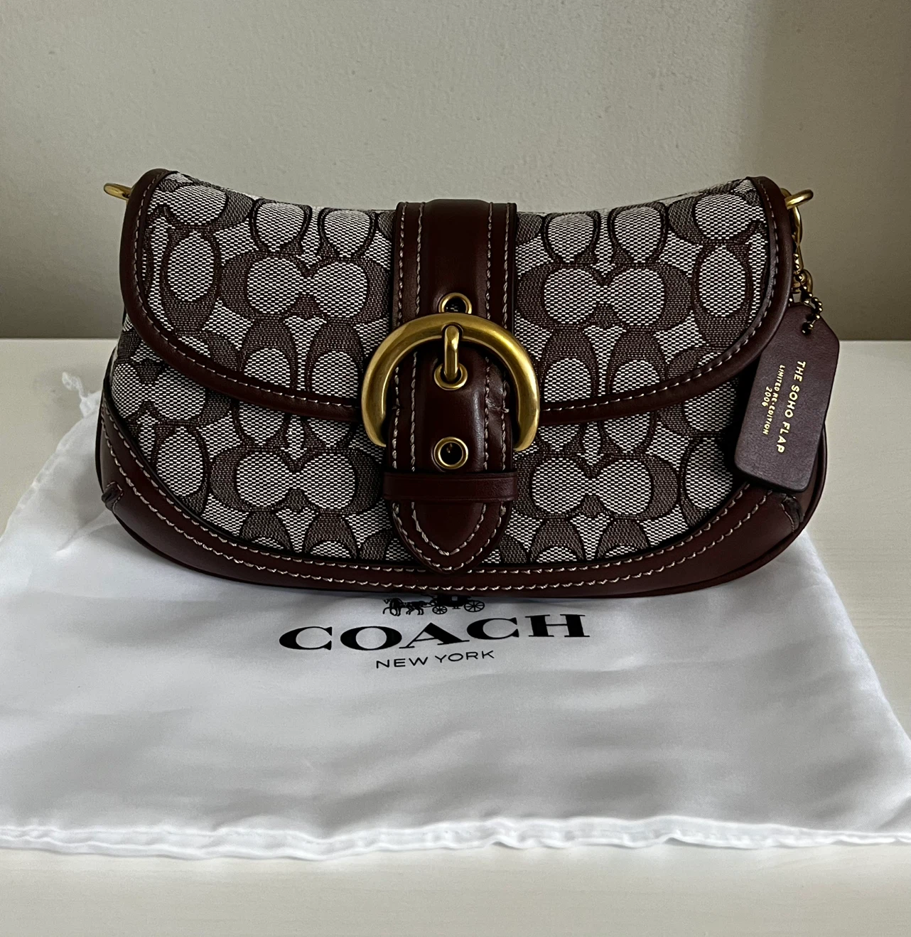 Coach Soho Flap Signature Canvas Handbag - photo 3
