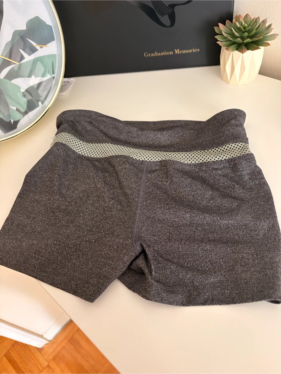 Live Love Dream Grey Athletic Shorts - photo 2