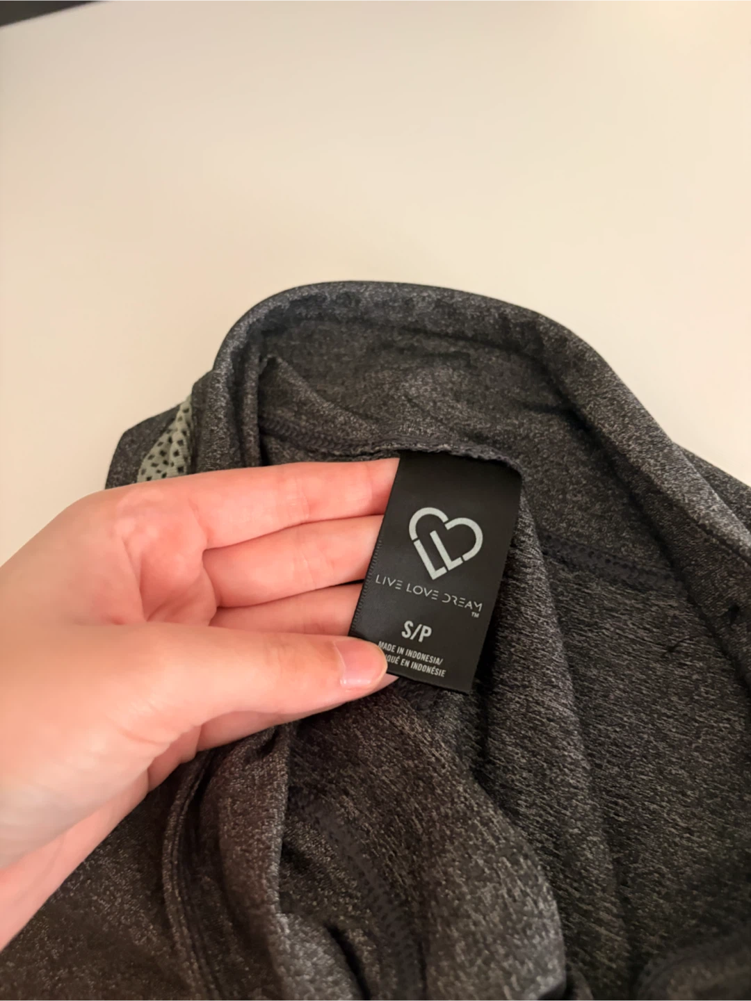 Live Love Dream Grey Athletic Shorts - photo 3