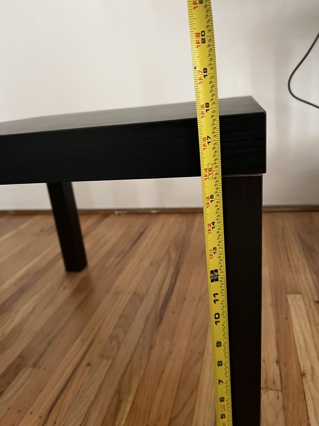 Black square coffee table - photo 2