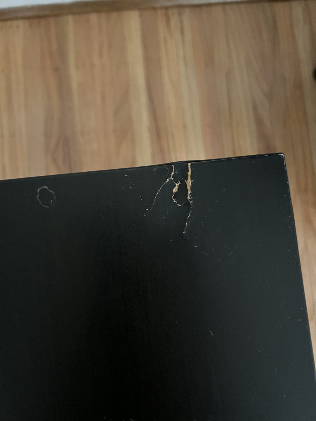 Black square coffee table - photo 4