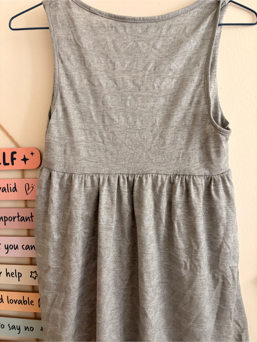 GARAGE Grey Sleeveless Top - S/P - photo 2