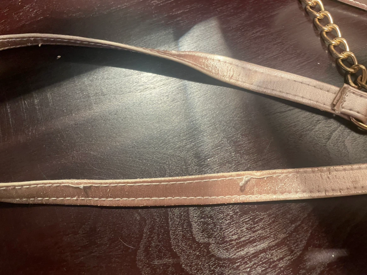Charles & Keith Rose Gold Crossbody Bag - photo 4