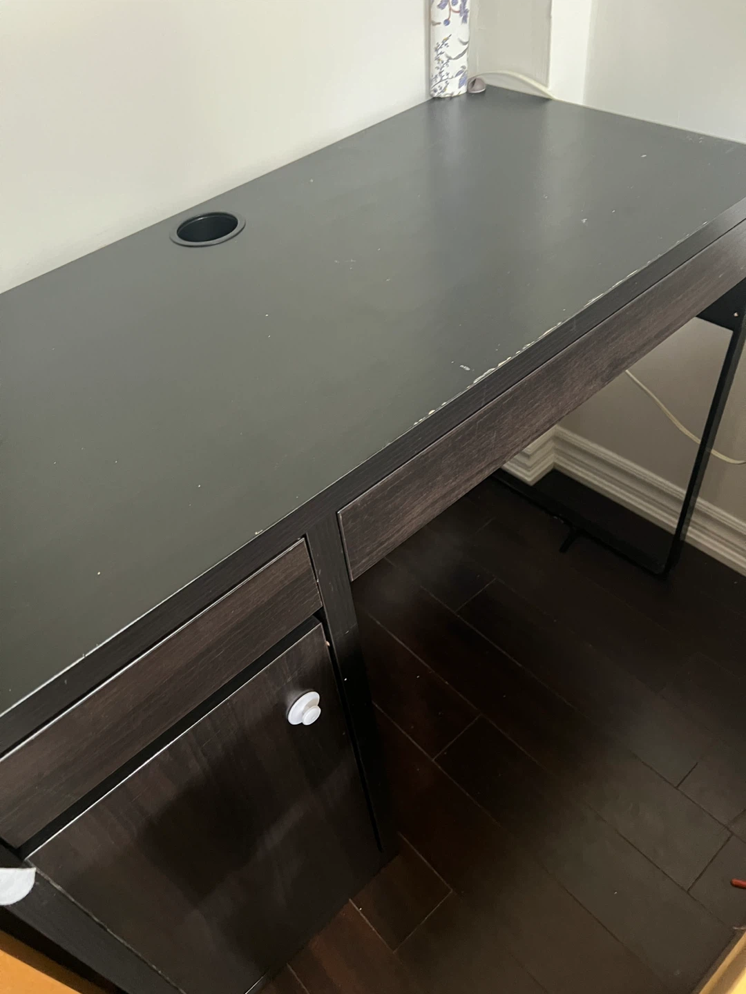 Dark Wood Writing Desk