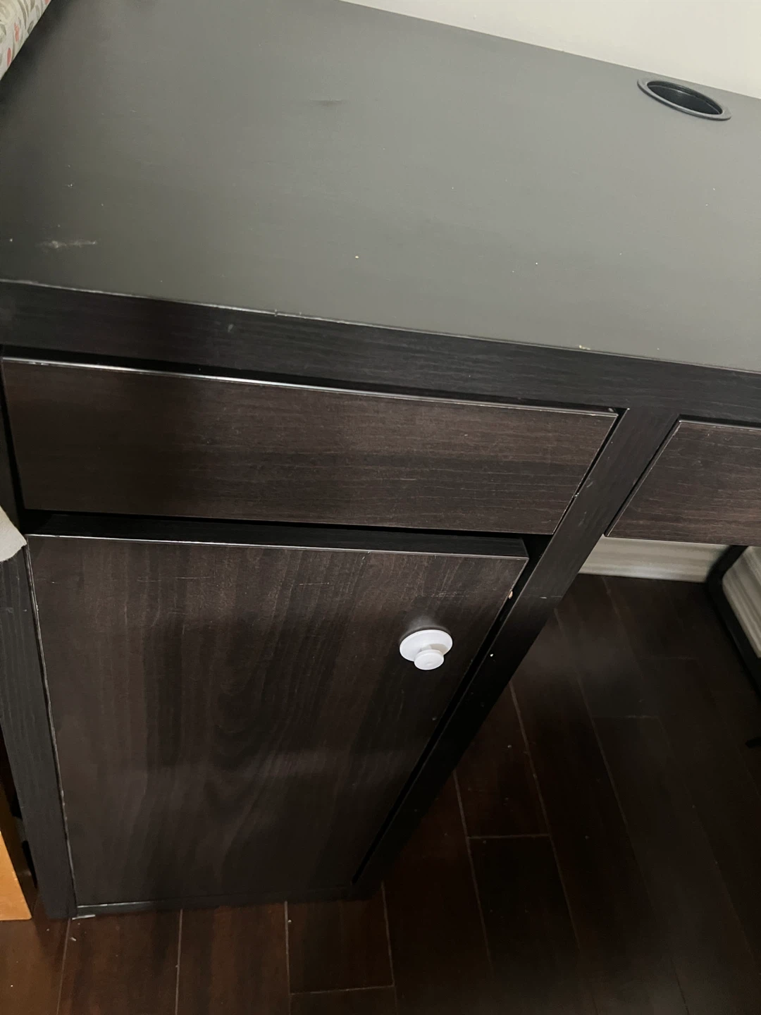 Dark Wood Writing Desk - photo 2