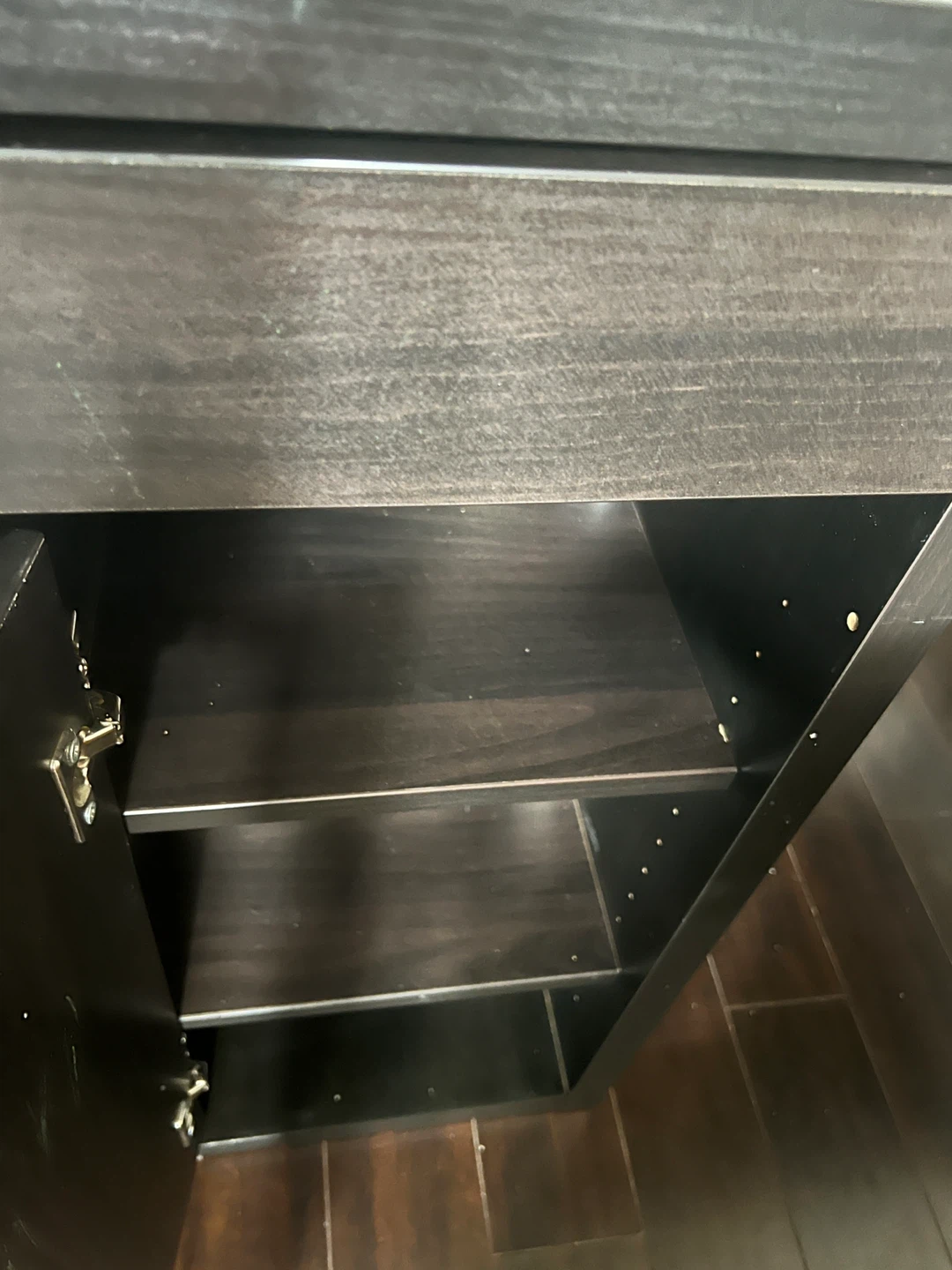 Dark Wood Writing Desk - photo 3