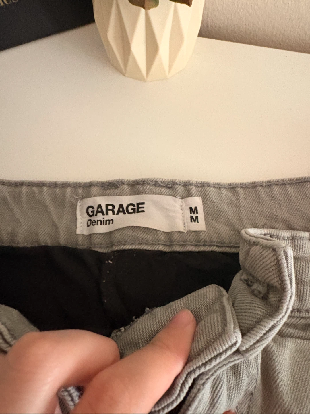 Garage Denim Grey Shorts Size M