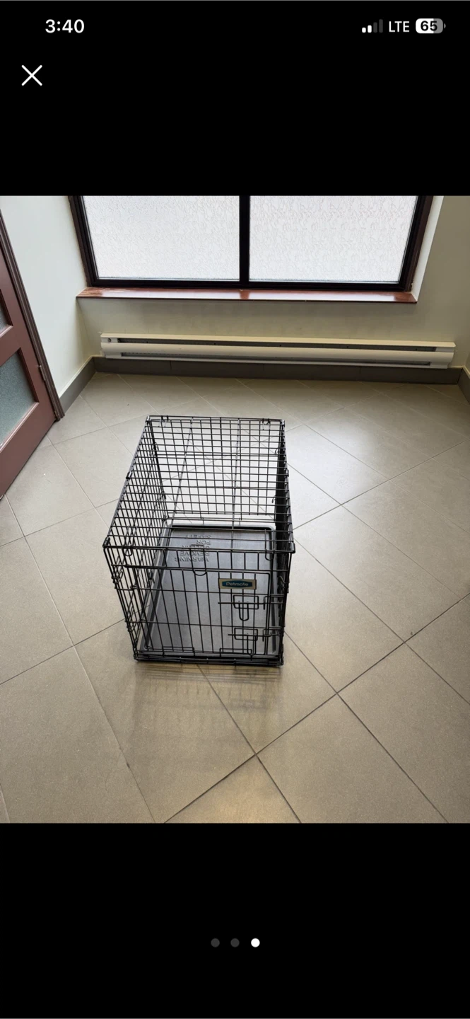 Petmate Black Wire Dog Crate - photo 3