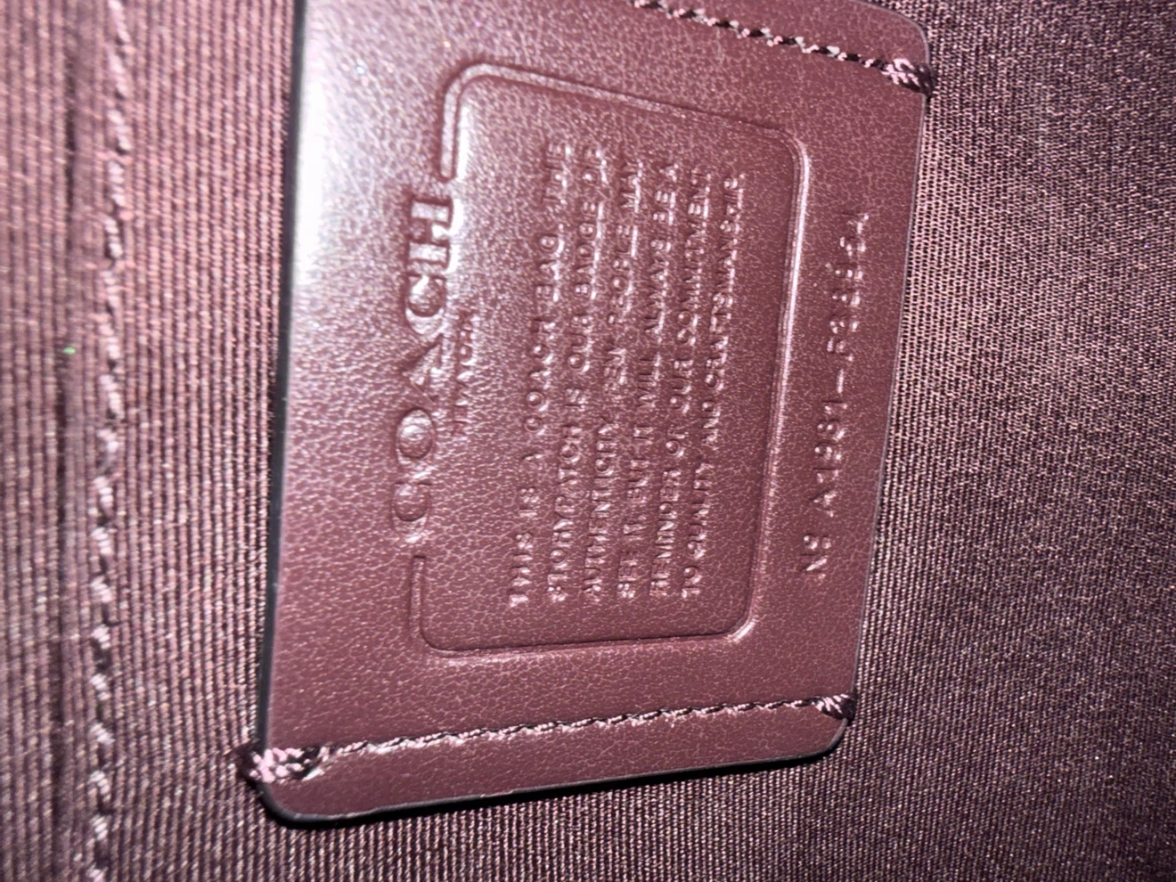 Coach Crocodile Embossed Black Satchel - photo 5