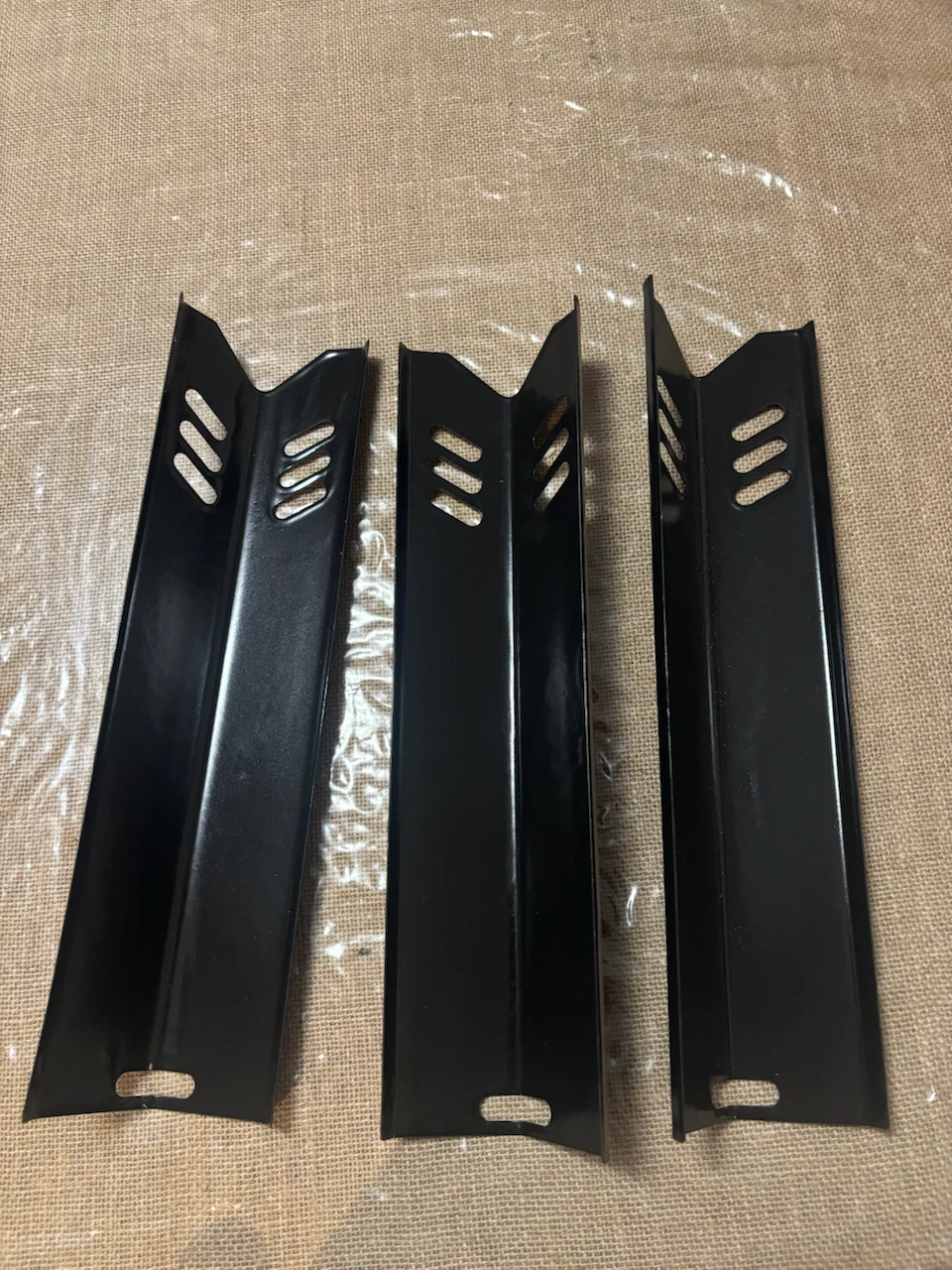 Set of 3 Black Metal Grill Heat Plates - photo 3