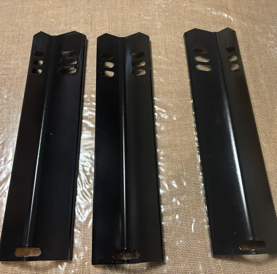Set of 3 Black Metal Grill Heat Plates - photo 4