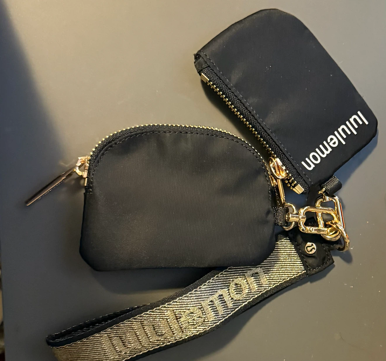 Lululemon Black Pouch