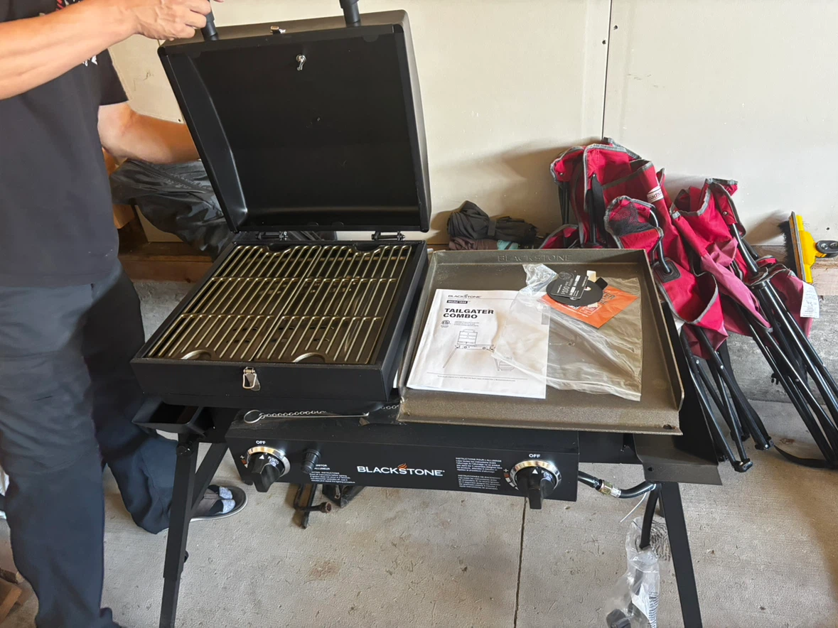 Blackstone Tailgater Combo Griddle & Grill