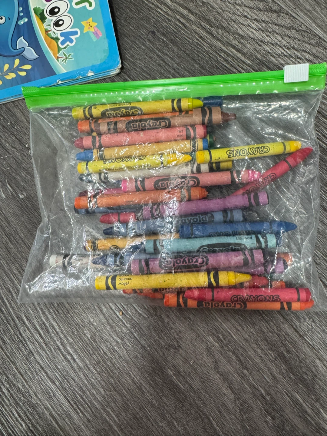 Assorted Crayola and Faber-Castell Crayons