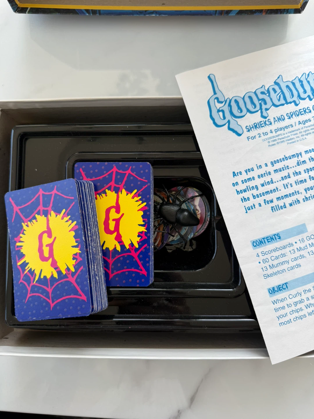 Vintage 90s Goosebumps Shrieks and Spiders Board Game - photo 3