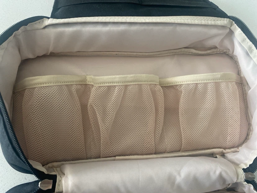 Black Hanging Toiletry Bag with Multiple Compartments - photo 5