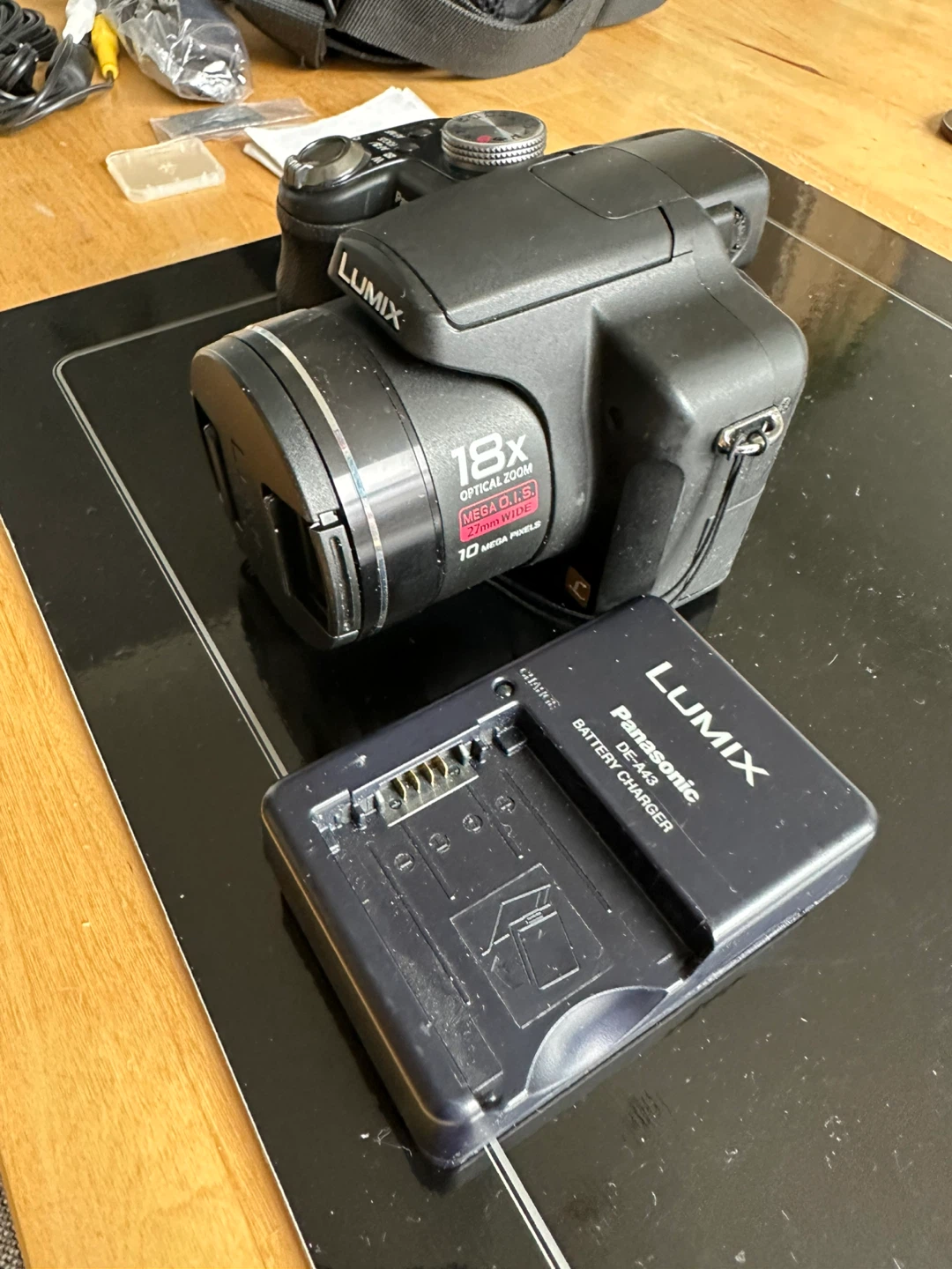 Panasonic Lumix DMC-FZ28 Digital Camera with Battery Charger