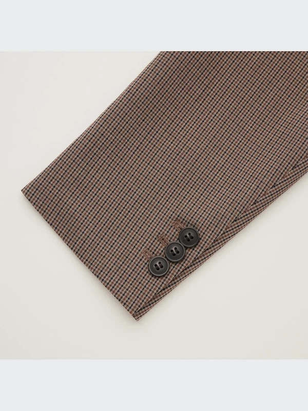 Uniqlo Women’s Plaid Brown Blazer - photo 3
