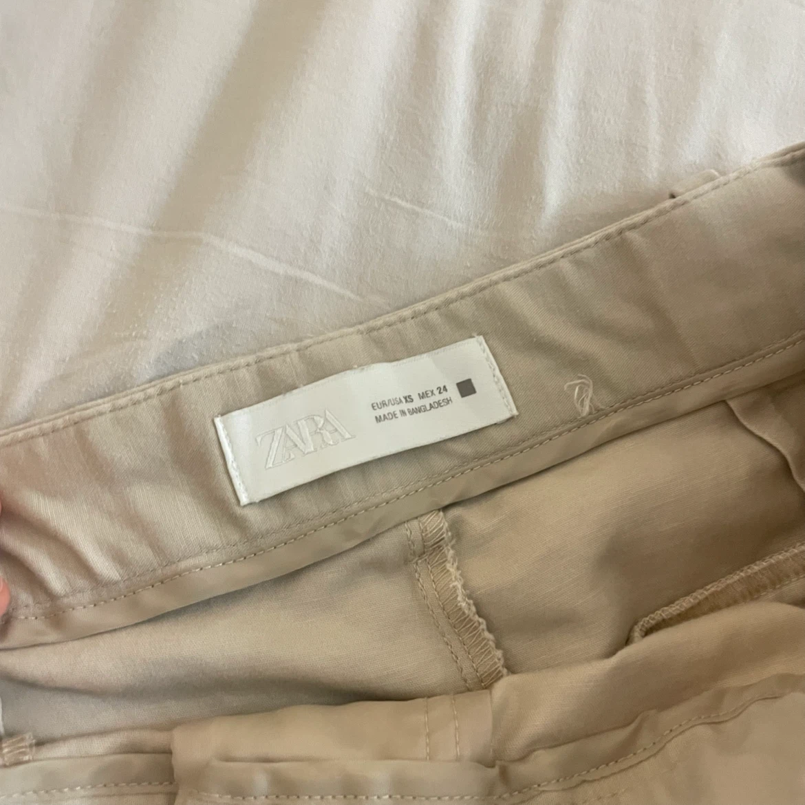 Zara Beige Tailored Shorts Size XS - photo 3