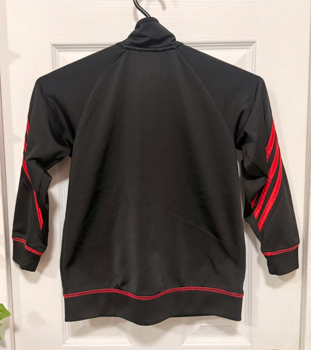 Adidas Track Jacket - Black/Red size 7 - photo 2