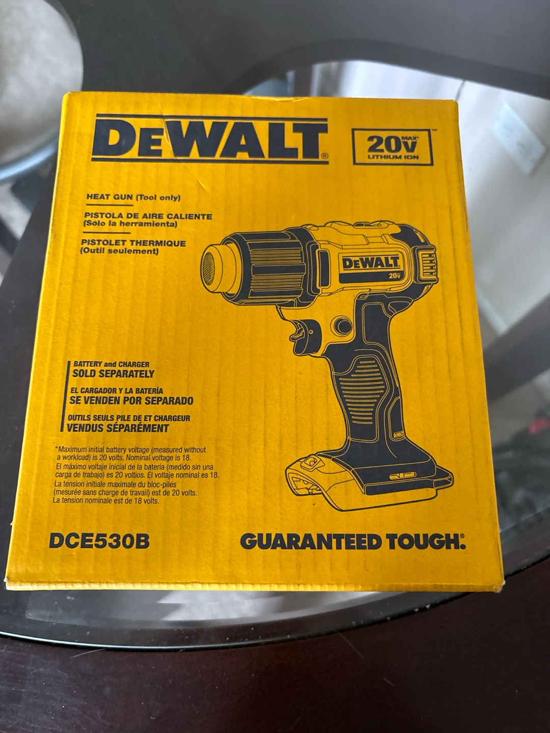 DeWalt 20V Max Cordless Heat Gun (DCE530B)