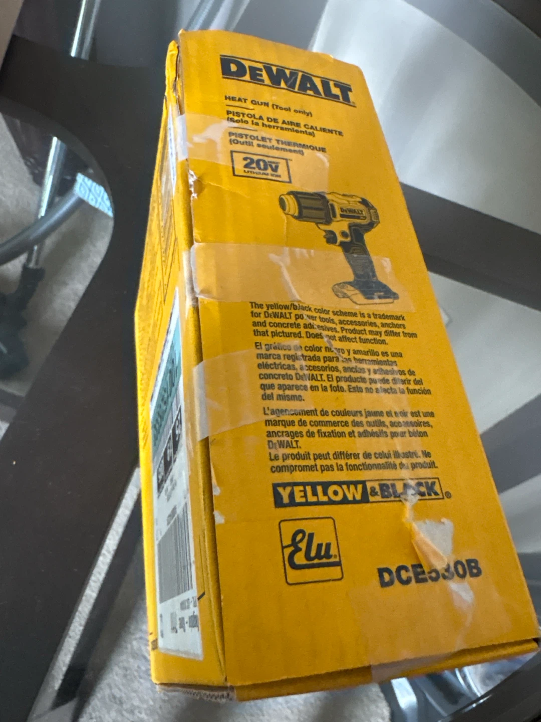 DeWalt 20V Max Cordless Heat Gun (DCE530B) - photo 3