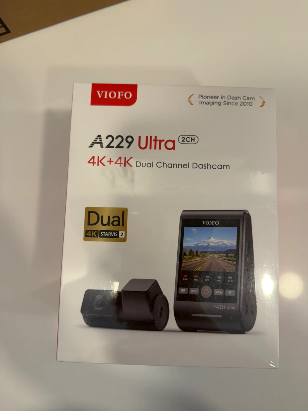 VIOFO A229 Ultra 2CH 4K Dashcam