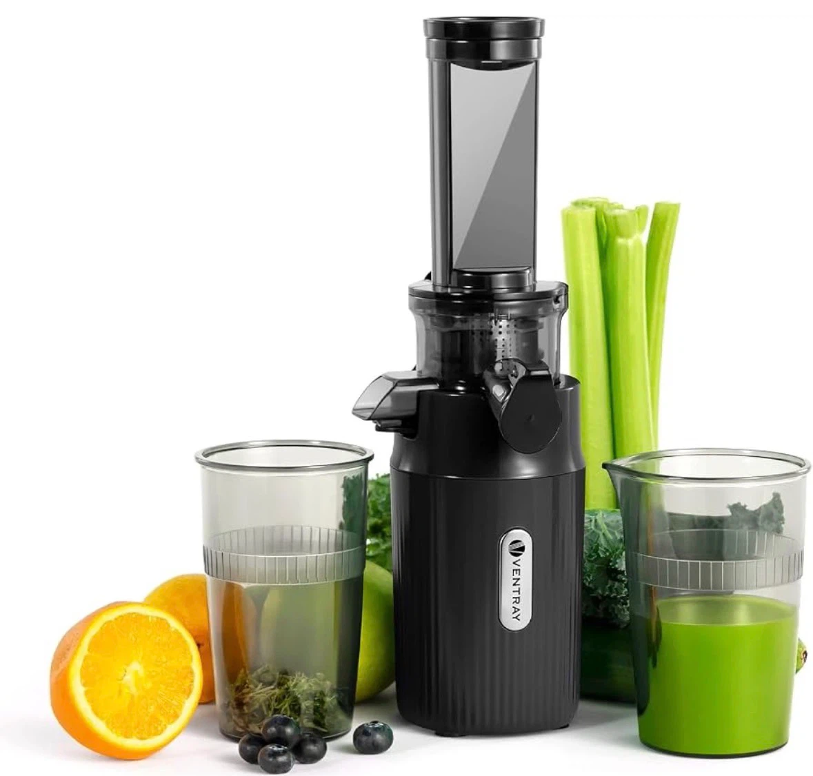 Ventray Essential Ginnie Juicer, Compact & Slow, Nutrient Dense