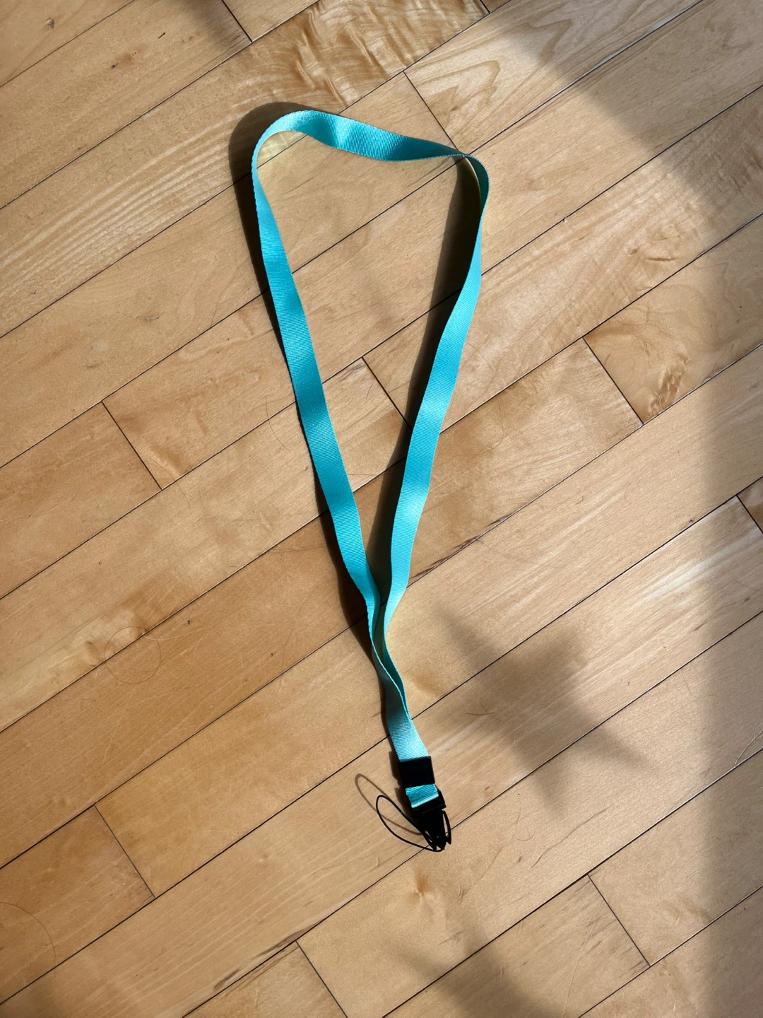 Turquoise Lanyard with Detachable Badge Loop - photo 2