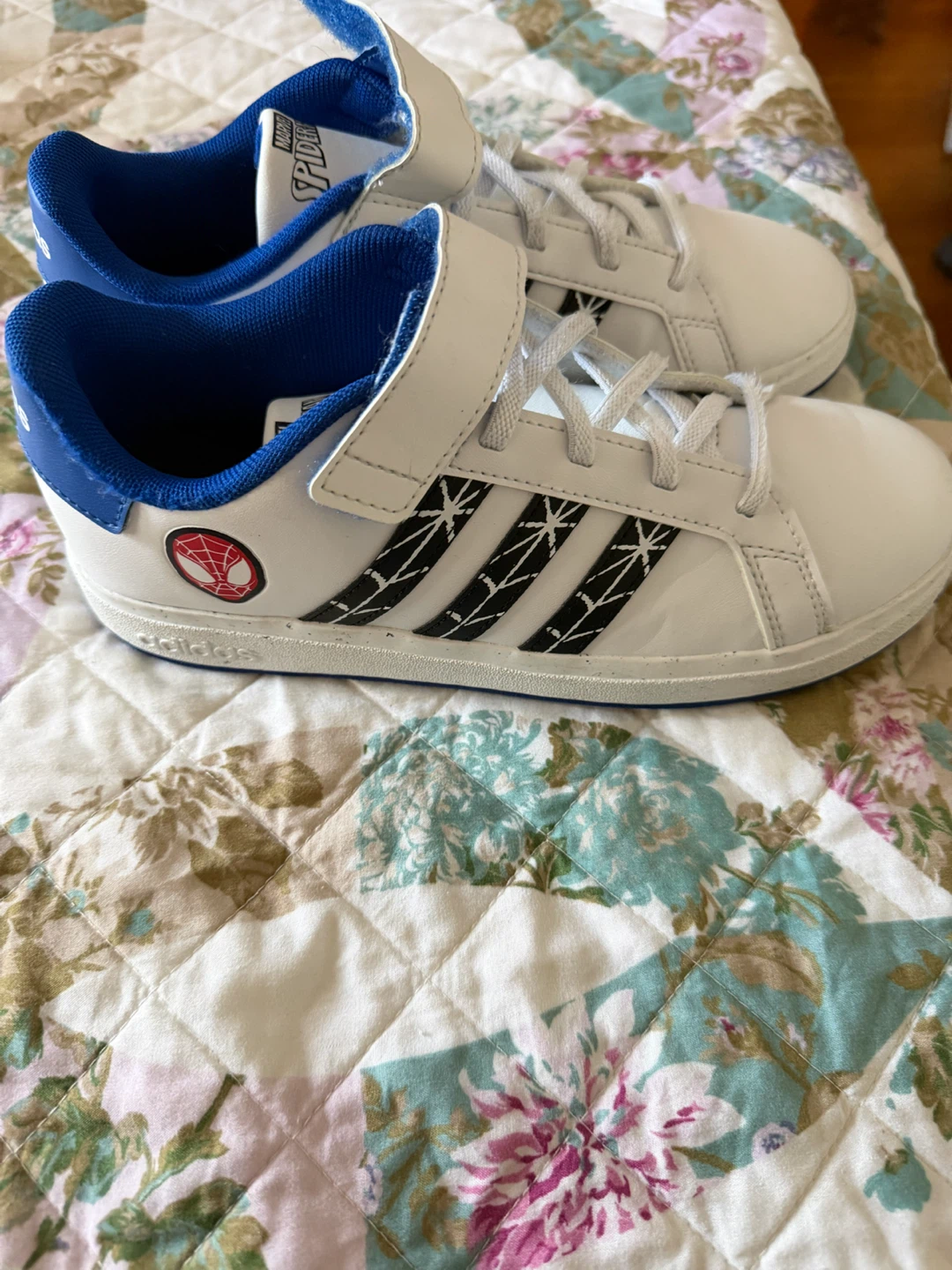 Adidas Spiderman Shoes size 4 youth