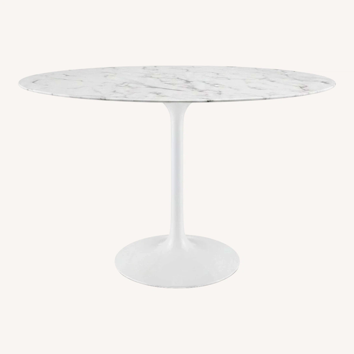 Round Marble Top Pedestal Dining Table