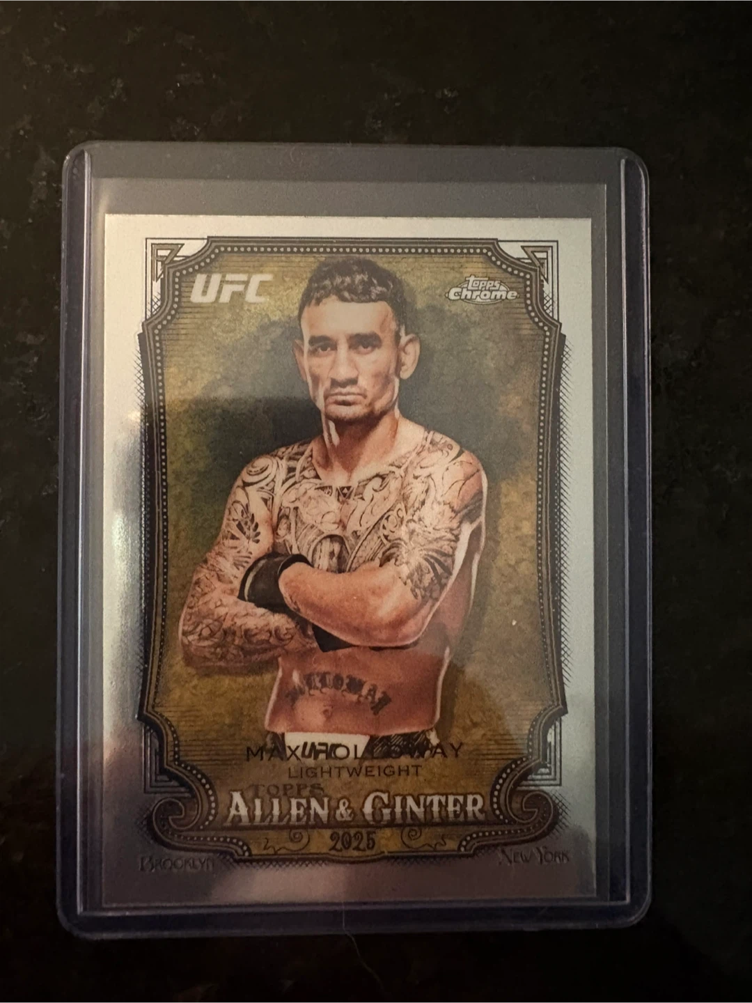 Max Holloway Topps Allen & Ginter 2025 UFC Card