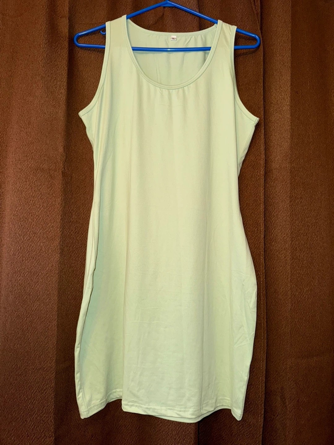 Light Green Sleeveless Tank Dress
