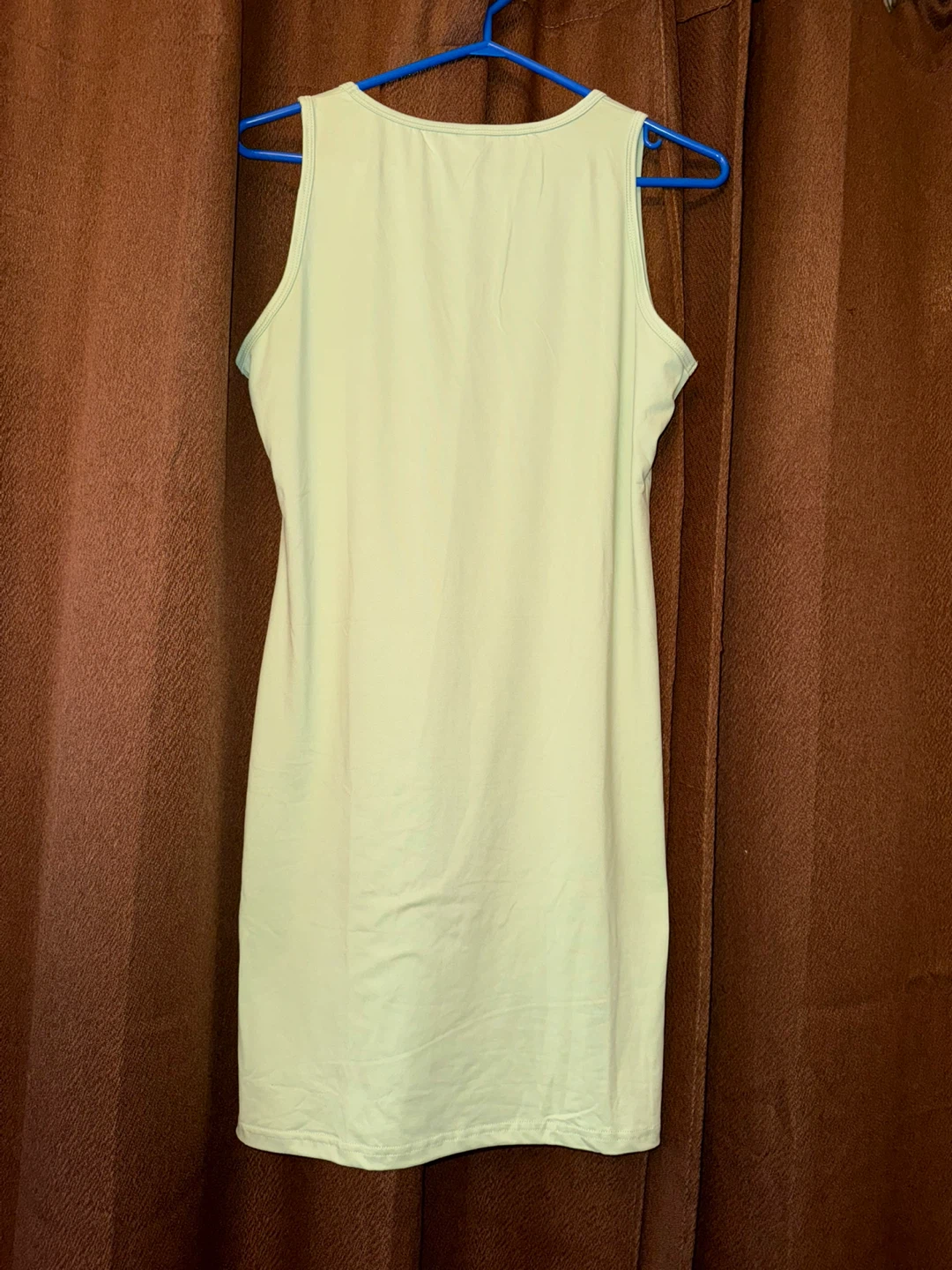 Light Green Sleeveless Tank Dress - photo 2