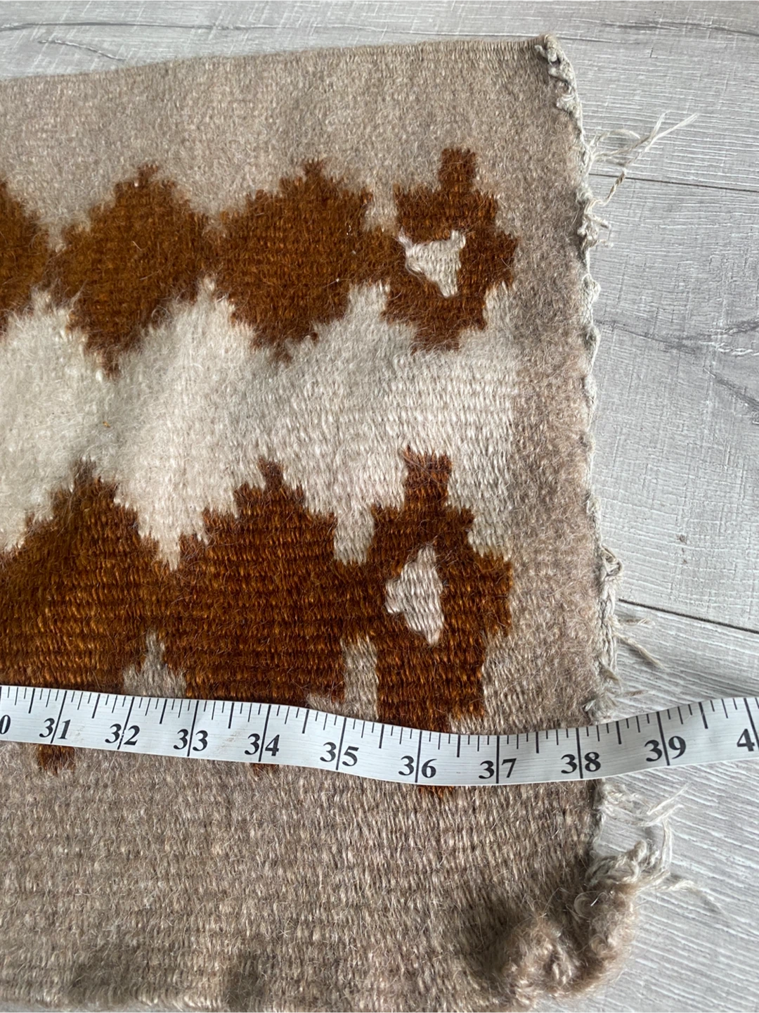 Handwoven Geometric Pattern Runner Rug - photo 4