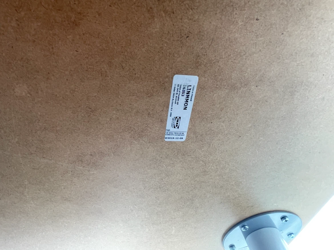 IKEA White Table and Chair - photo 3
