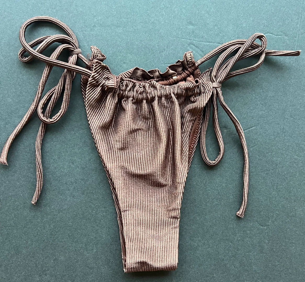 Bershka Brown Bikini Bottoms - photo 2