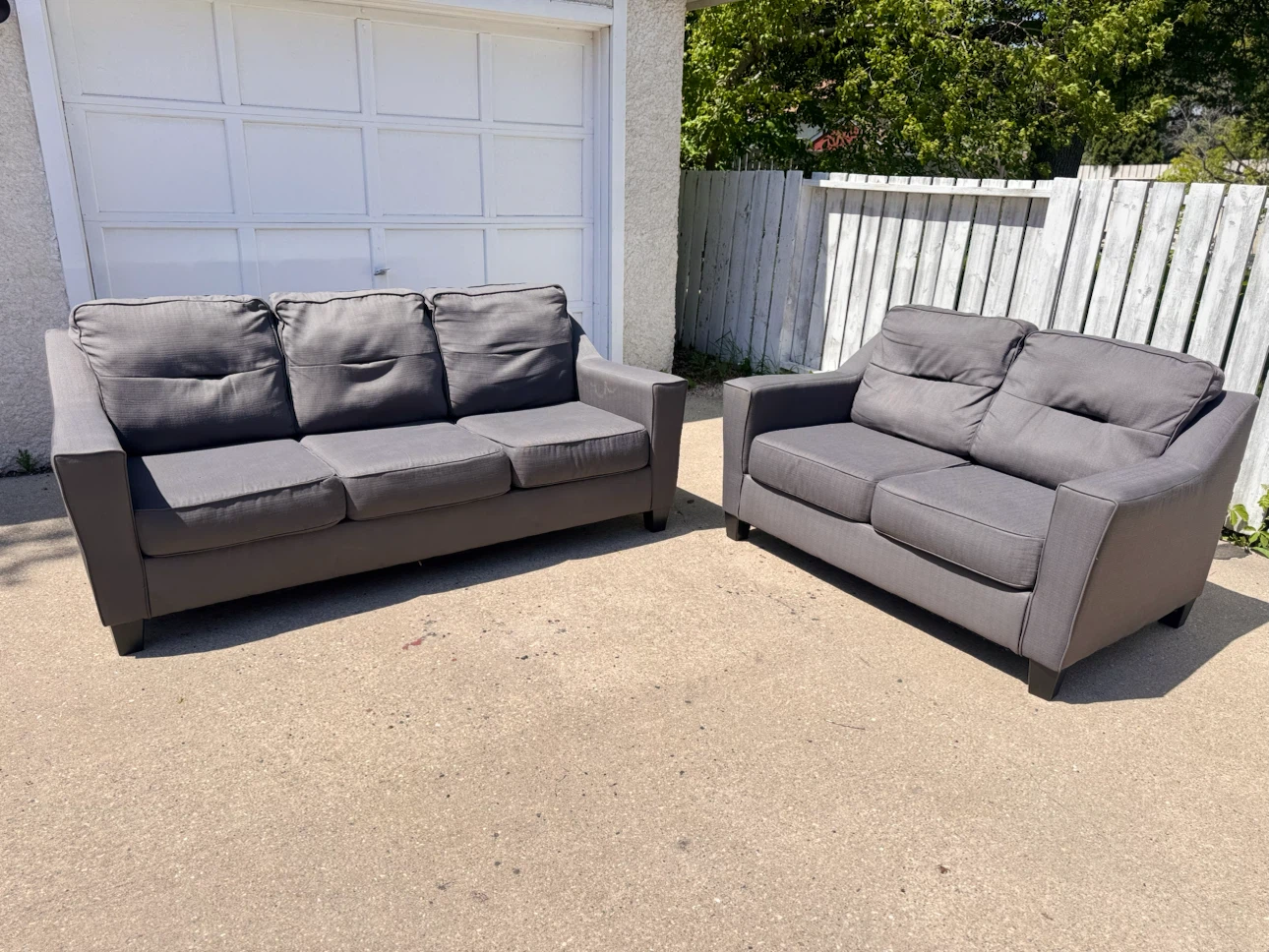 Grey Sofa and Loveseat Set - photo 5