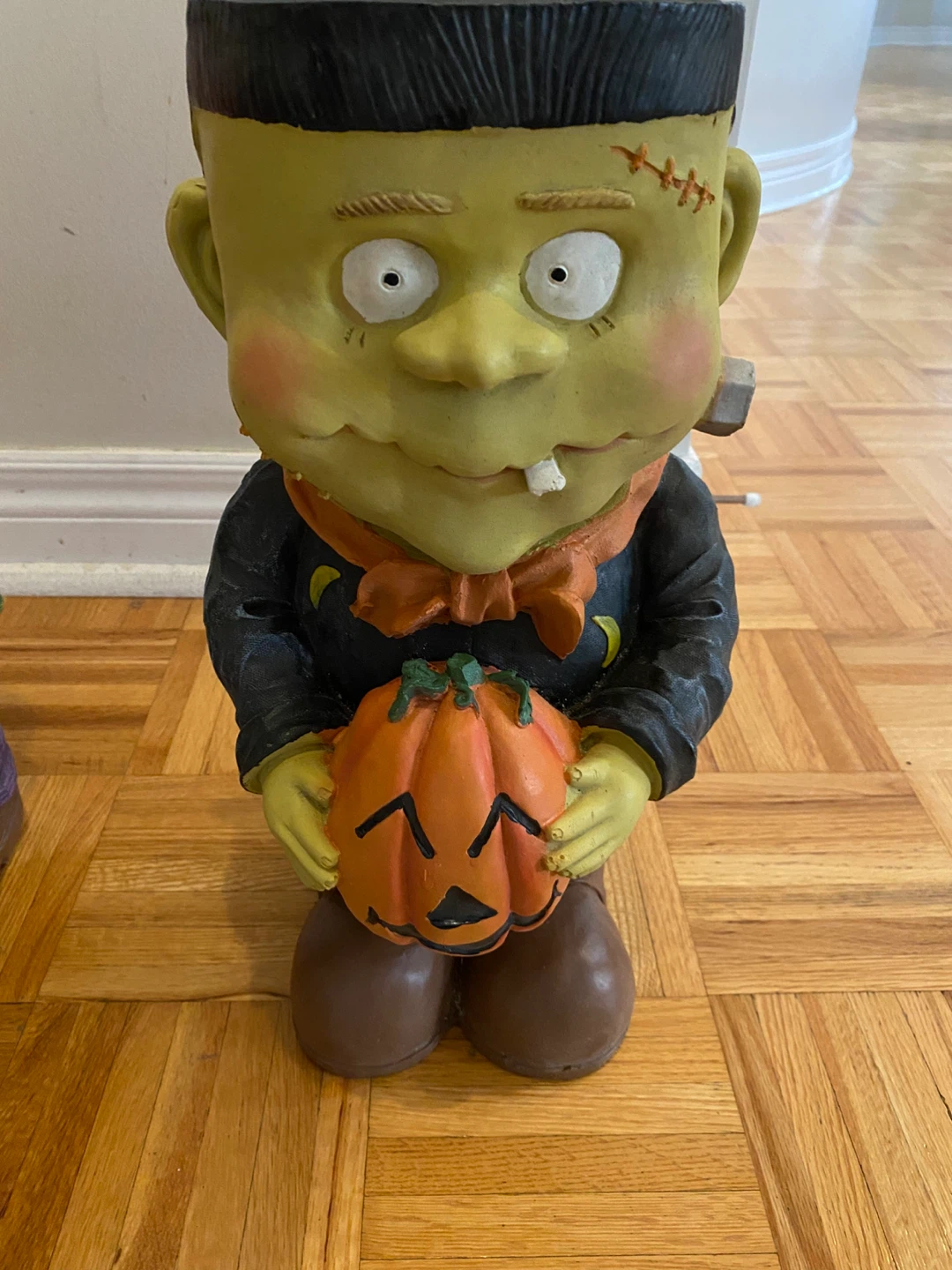 Halloween resin standing candy bowls, trick o treat greeters - photo 5