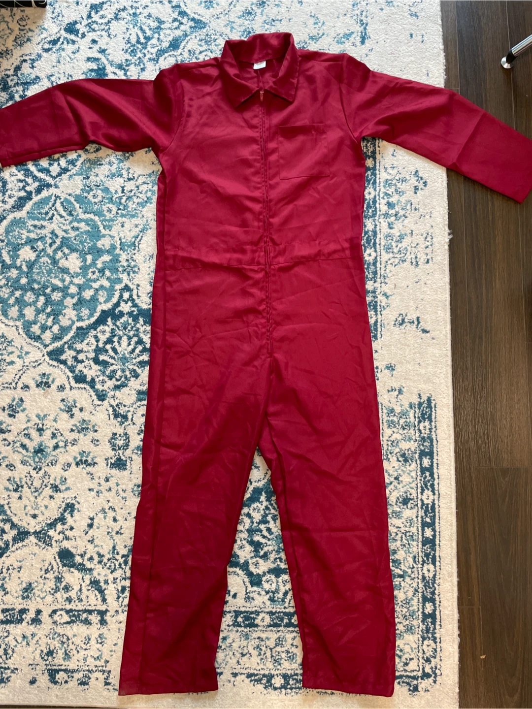 Red Coveralls Jumpsuit