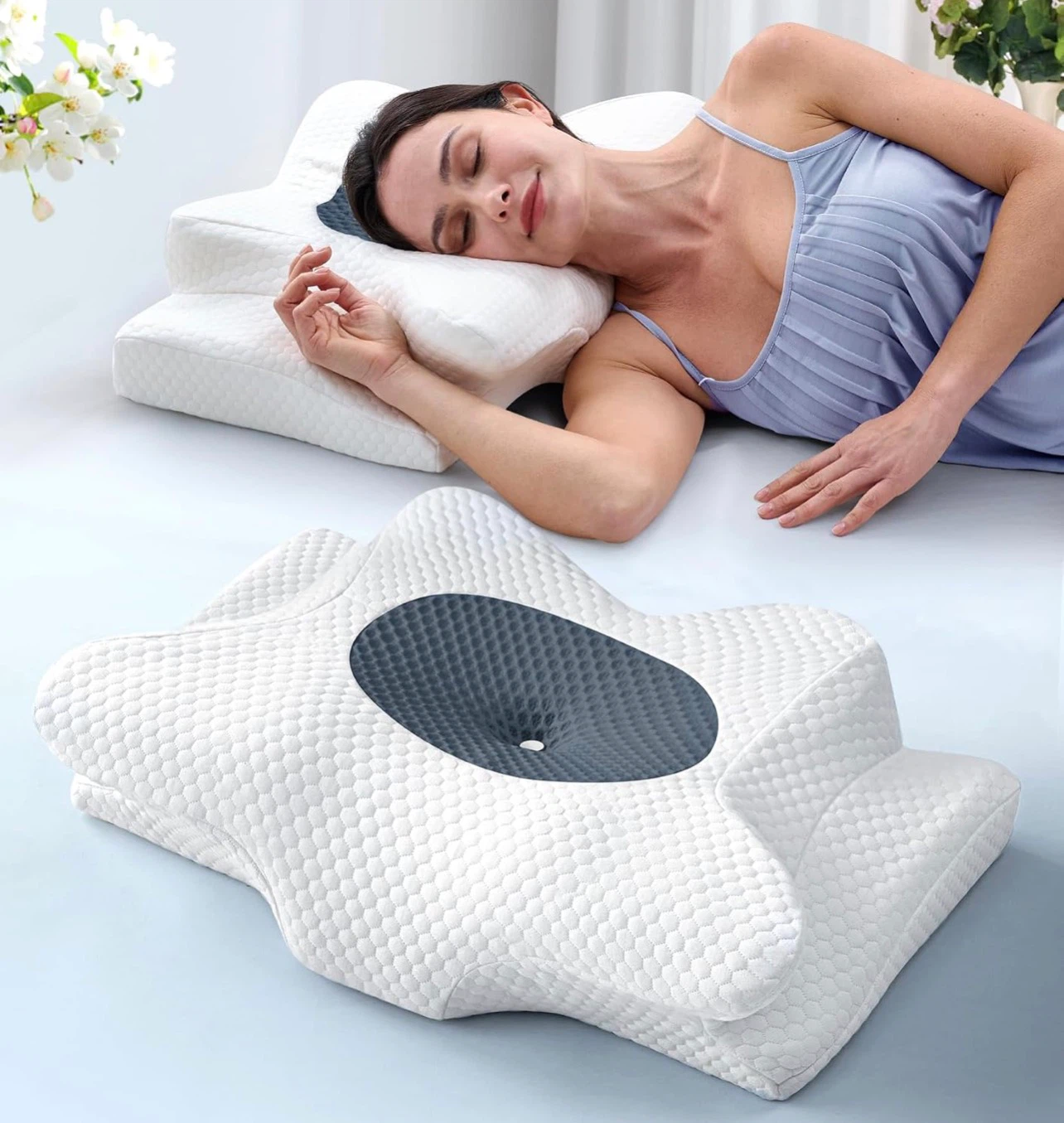 Dream Without Pain Cervical Pillow for Back Sleepers