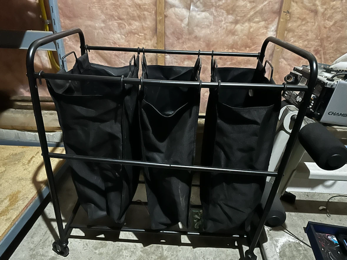 Rolling Storage Organizer with Fabric Bins - photo 4