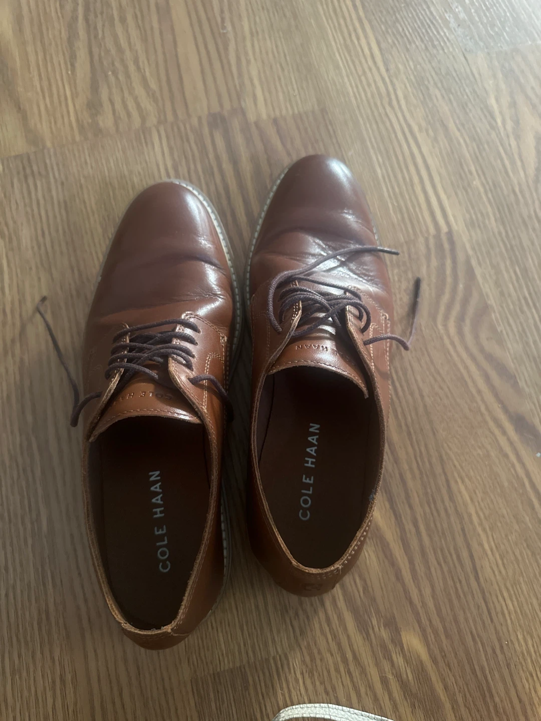 Cole Haan Brown Leather Oxford Shoes