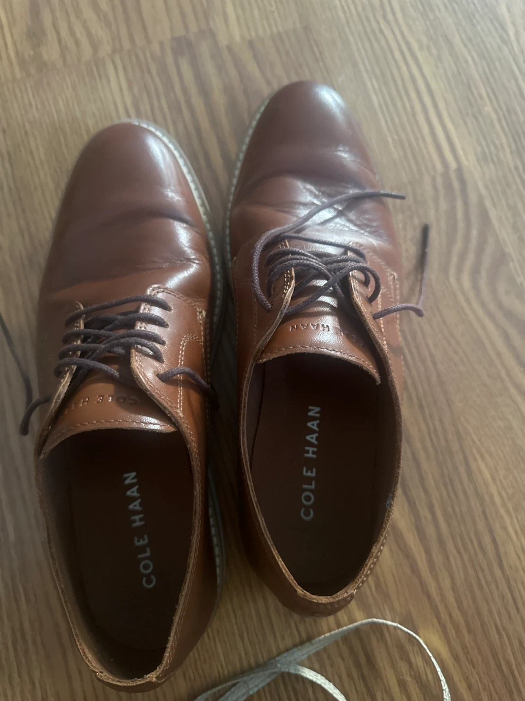 Cole Haan Brown Leather Oxford Shoes - photo 2