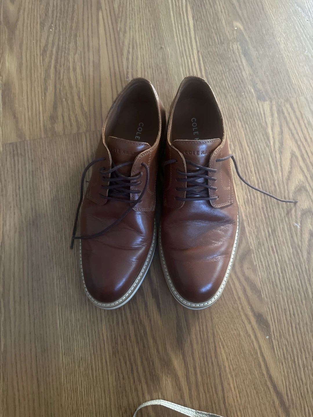 Cole Haan Brown Leather Oxford Shoes - photo 3