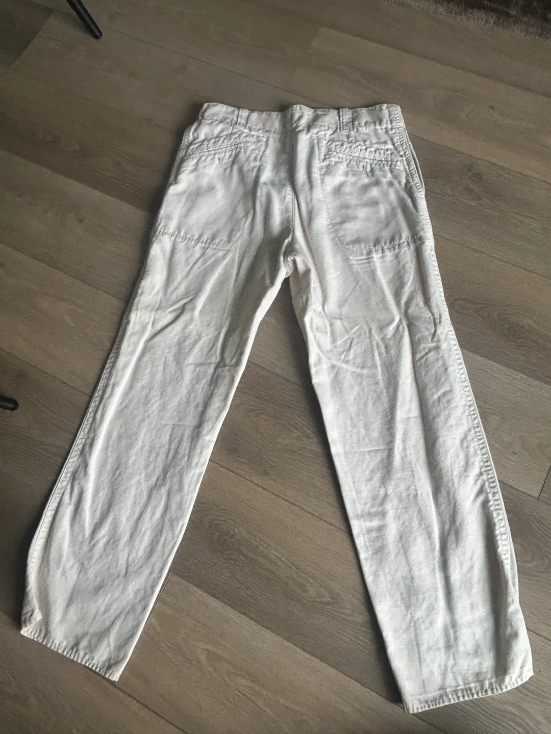 Zara Sport Beige Linen Blend Pants - photo 5