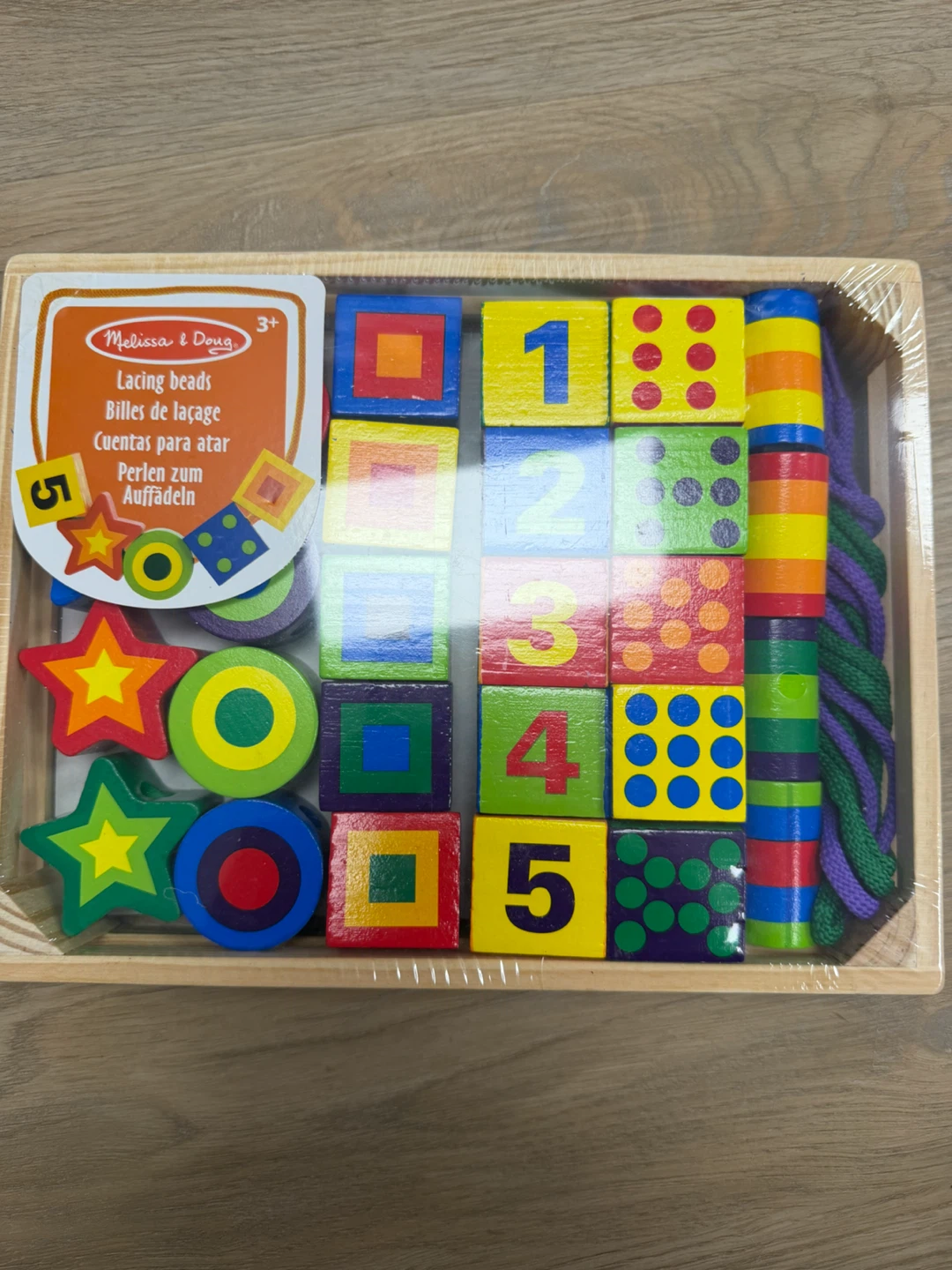 Melissa & Doug Lacing Beads Set