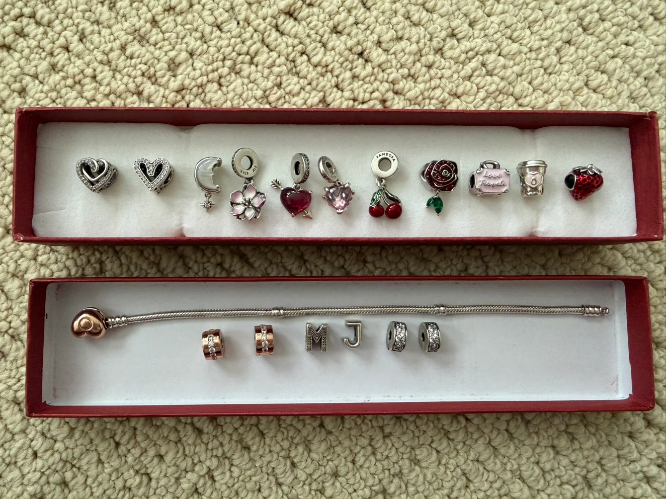 Pandora Charm Bracelet with Charms