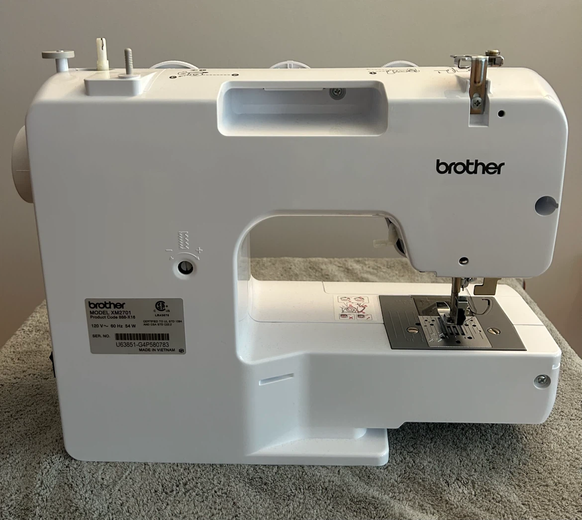 Brother XM2701 Sewing Machine(Used Once) + Free Practice Fabrics - photo 3