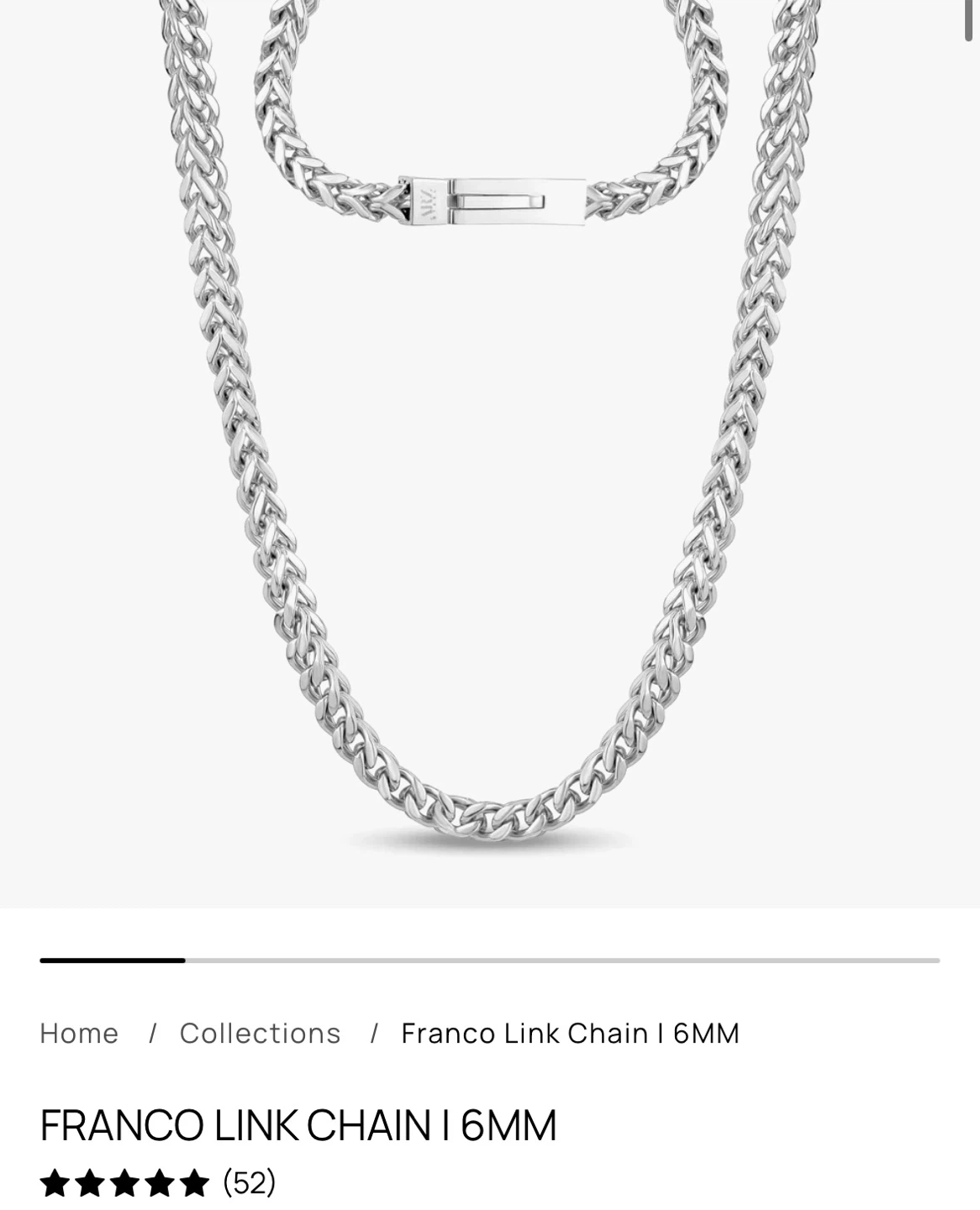 Franco link SteelX Chain Necklace - photo 5